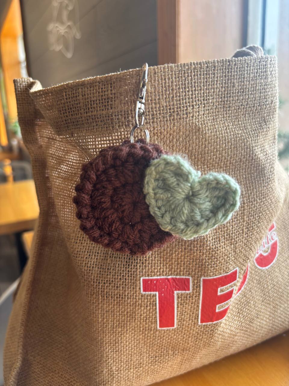 Biscuit Heart Keycharm