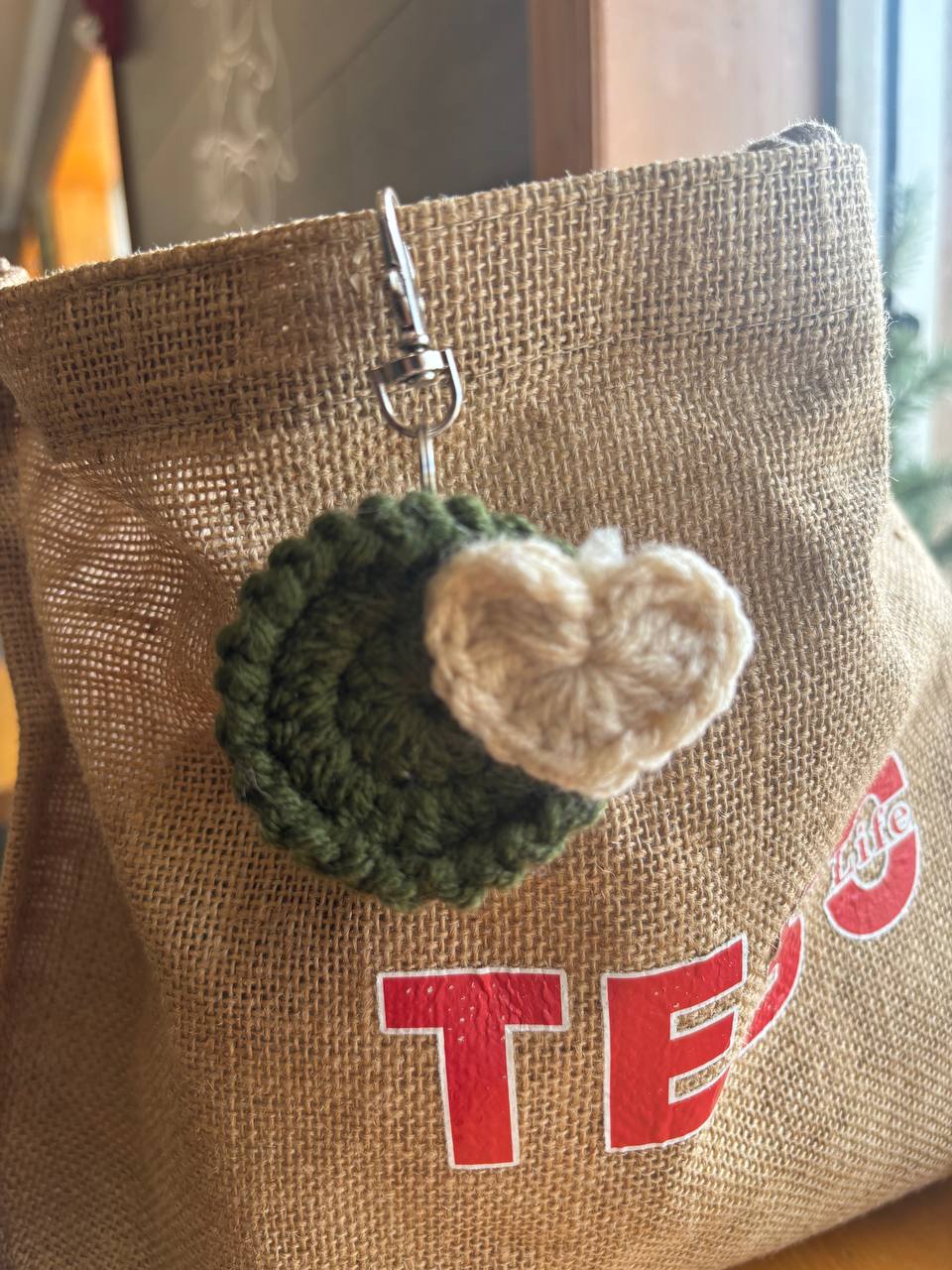 Biscuit Heart Keycharm
