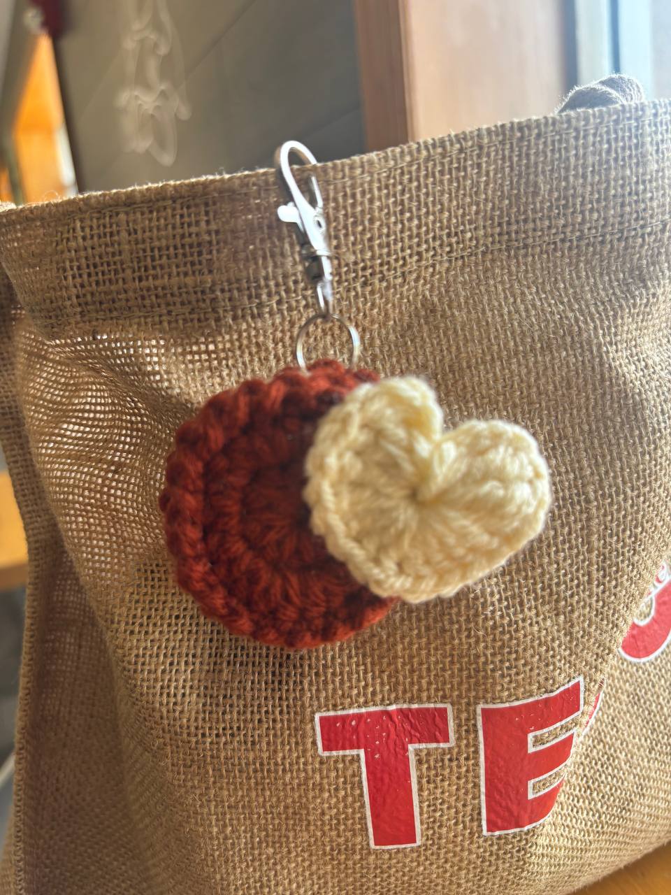 Biscuit Heart Keycharm